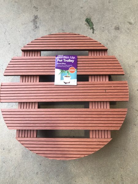 balcony garden pot trolley