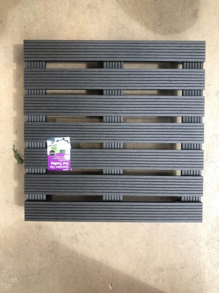 square pot plant trolley